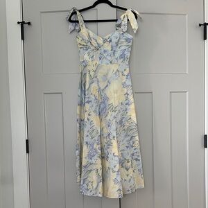 Hello Molly Pastel Floral Midi Dress